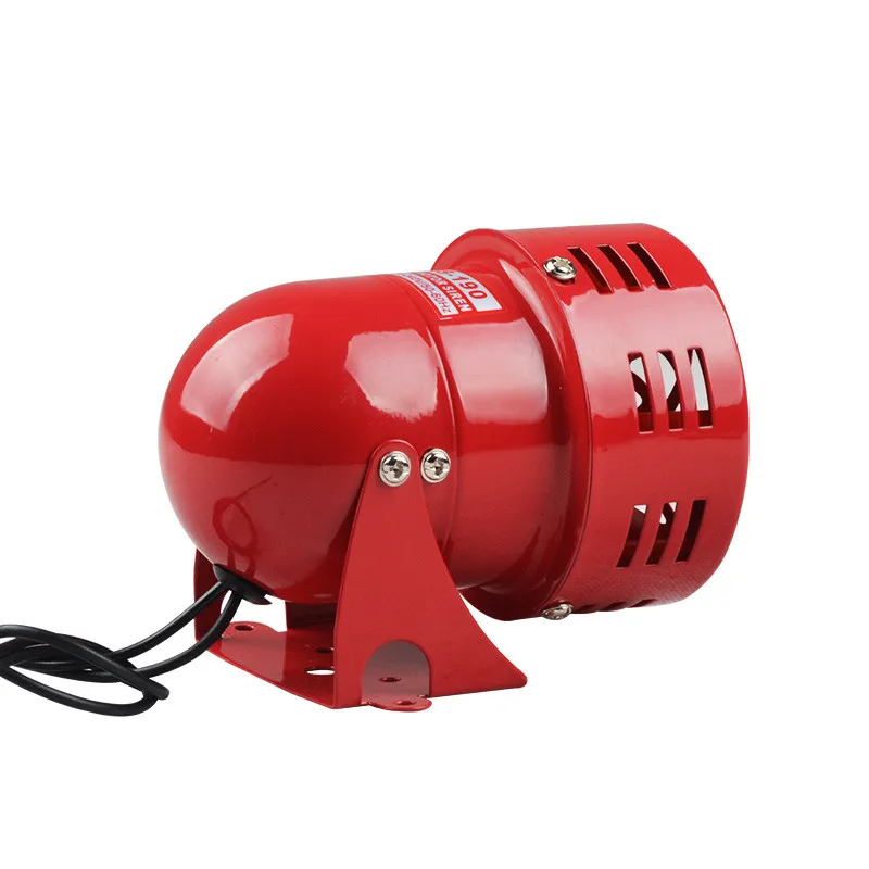 CE ISO CCC IEC certification Ms-190 electric mini motor siren alarm DC 12V 24V  AC 110V 220V