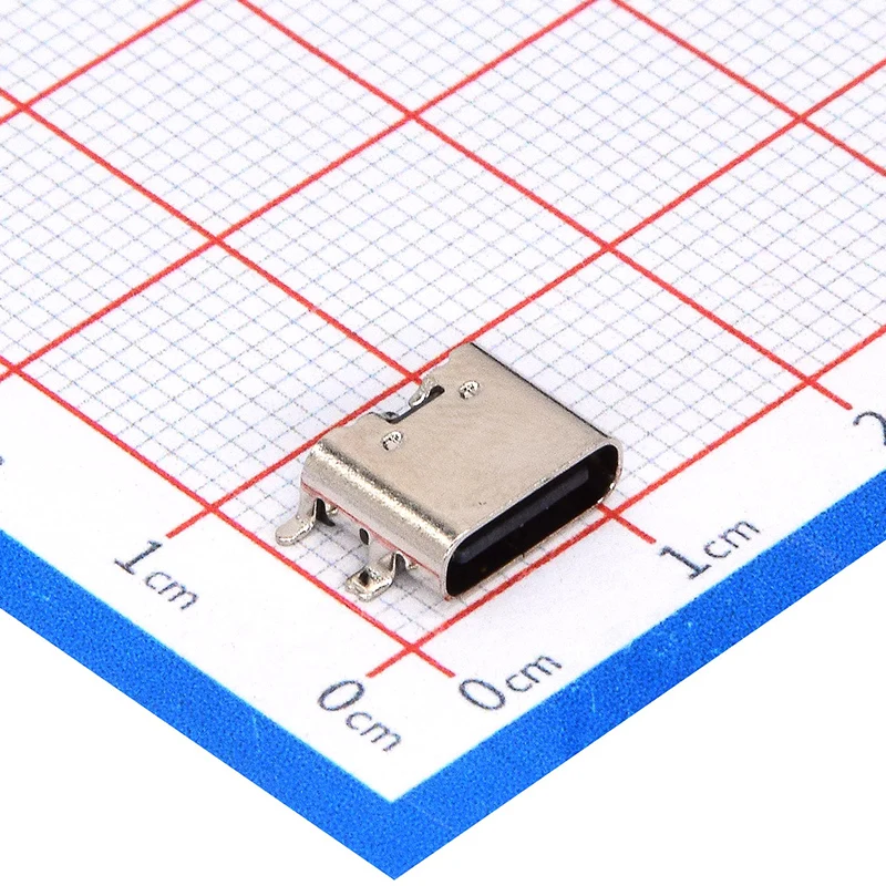 TYPE-C USB Jack Female Connector PCB 6 Pin SMT USB C Female USB Connector