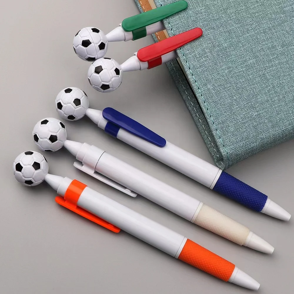 Cheap Customized Logo Print Promotional football pen Soccer Ball Pen for souvenirs pen with custom logo