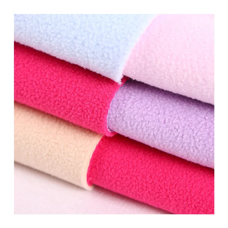 softshell Fabric Two Side Brushed Polar Fleece Laminated TPU  Polar Fleece Fabric For Toy