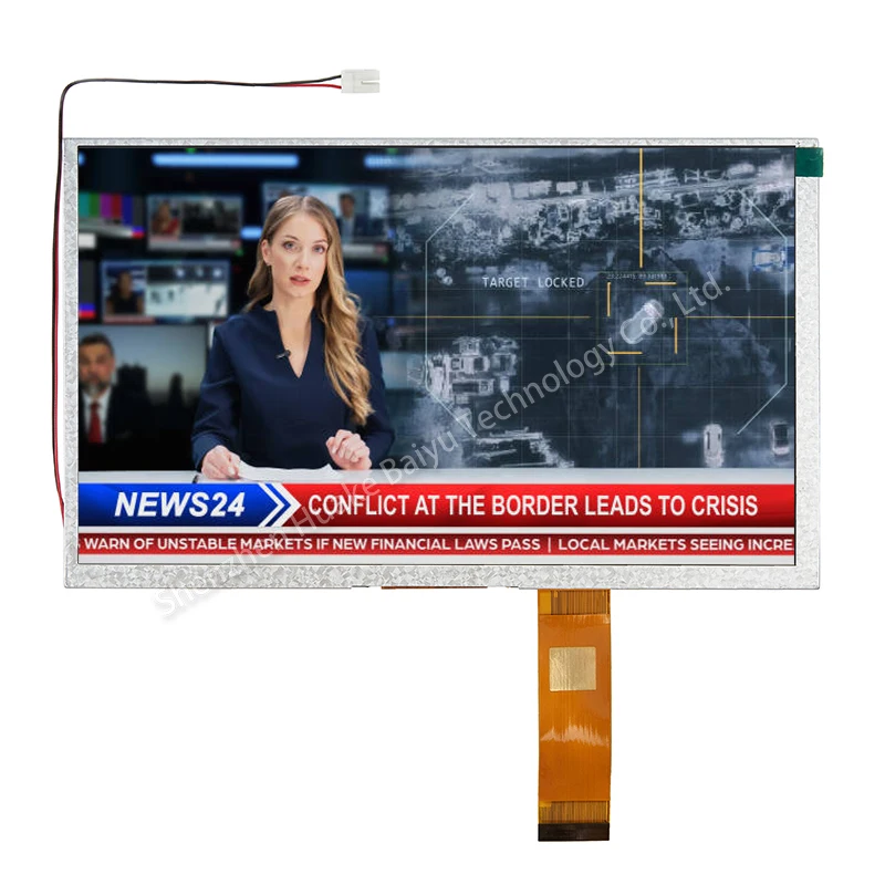 Landscape Type 9.0inch Lcd Panel Lvds 40 pins Hannstar Display HSD090IFW1-A01 9 inch Tft Lcd Module 1024x600 for Car TV Monitor