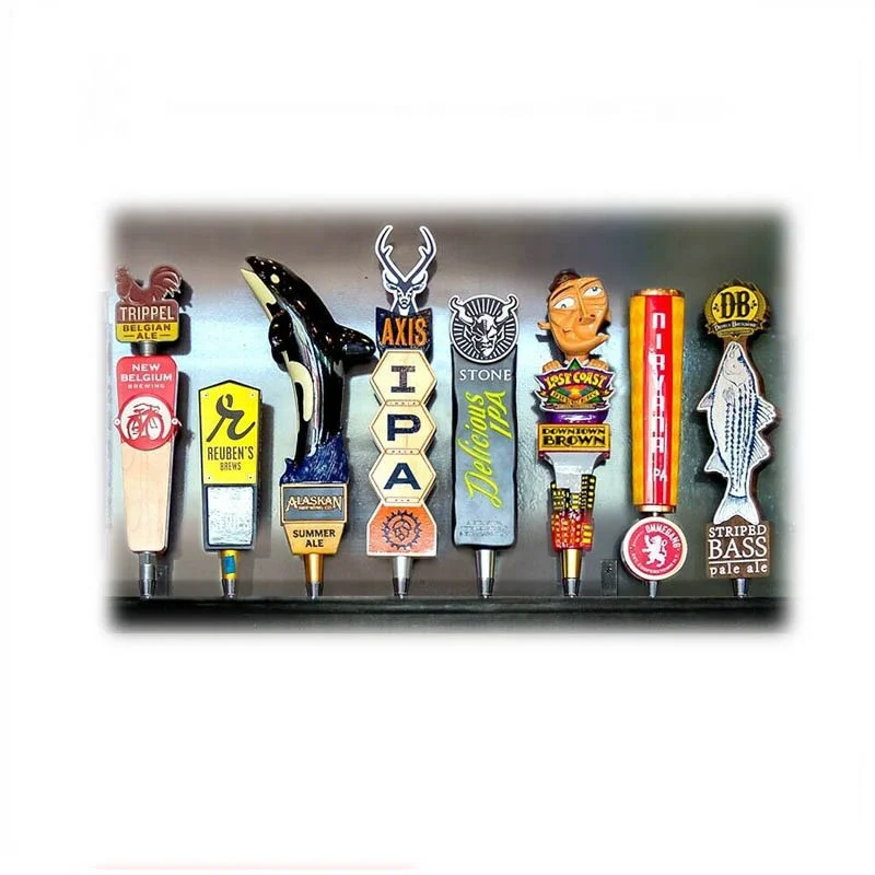 Customized design beer tap handle suit for different brand brewery beer bar decoration