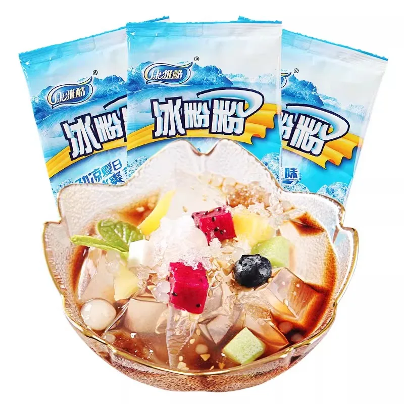 great Taiwan Smooth Texture Quick Setting konjac Ice Jelly Powder Snow Ice Powder Ice Flake Powder Flavor