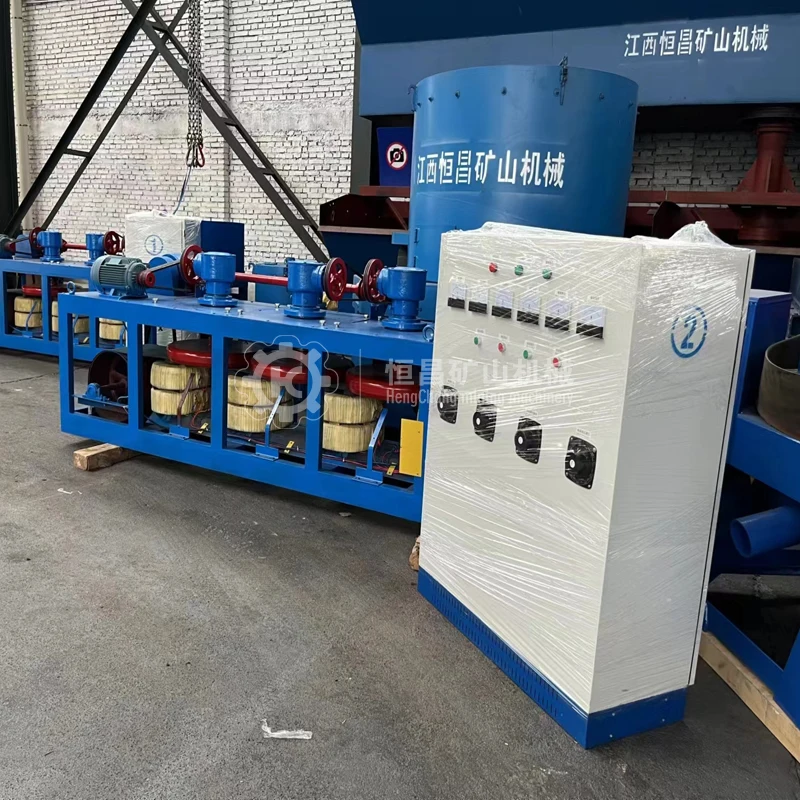 High Performance Zircon/Columbite/Monazite/Weak Minerals/Tin Processing 3Pcs Disk Dry Three Disc Magnetic Separator For Mining