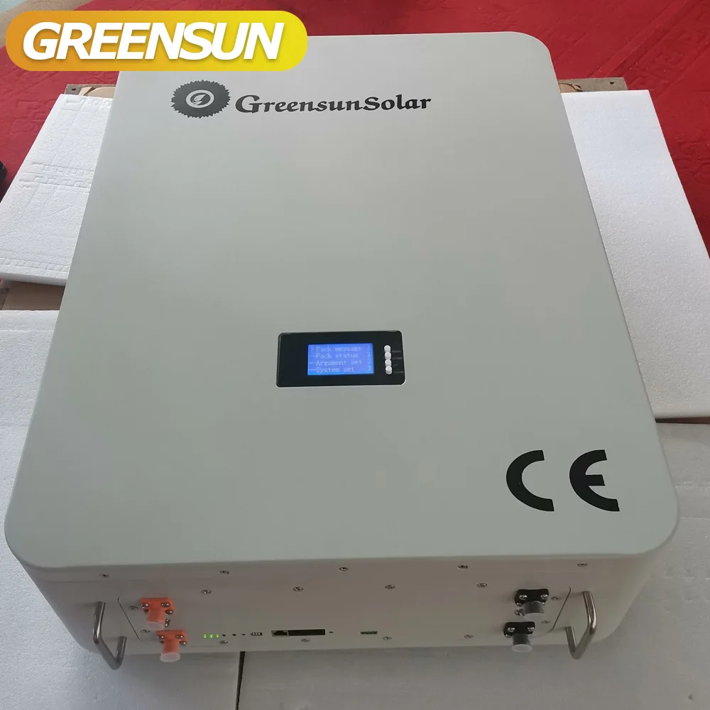 Greensun Powerwall Storage System 5Kwh 7kwh 10Kwh 20Kwh Solar Battery 48V 100Ah 200Ah For Electric Car and home