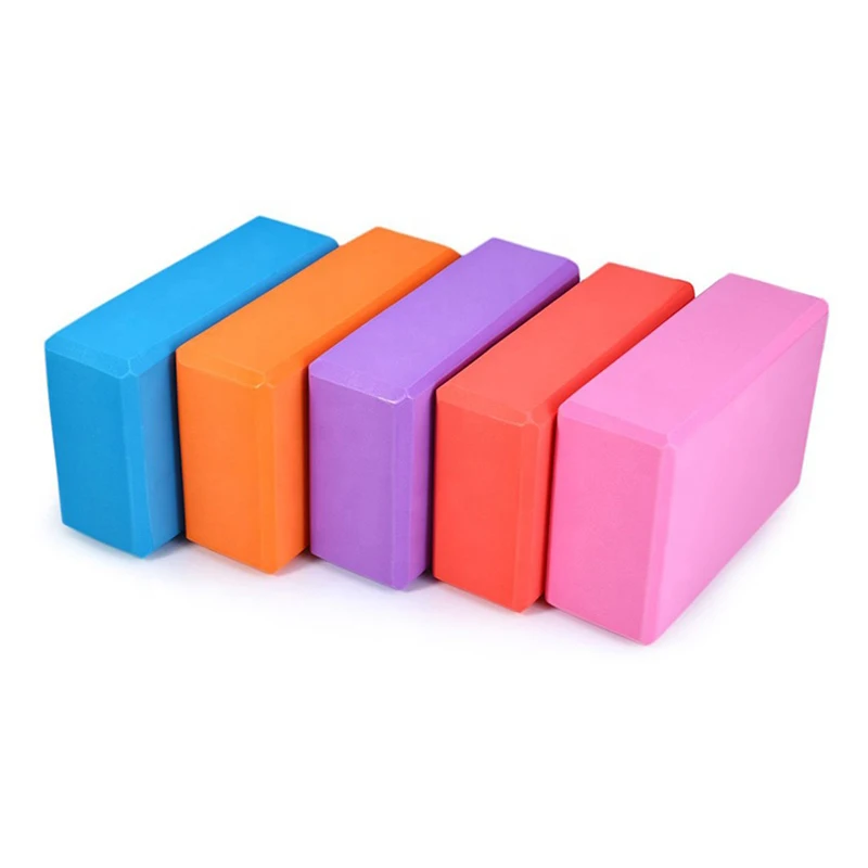 Custom EVA Foam Yoga Block Non-slip Gym Fitness Yoga Pilates Brick for Home Use