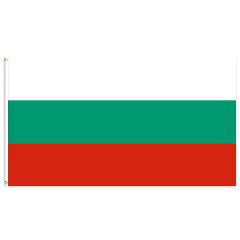 3x5Ft высокое качество тройной/двойной слой плюс плотная ткань 100D полиэфирная флаг страны Болгария страна