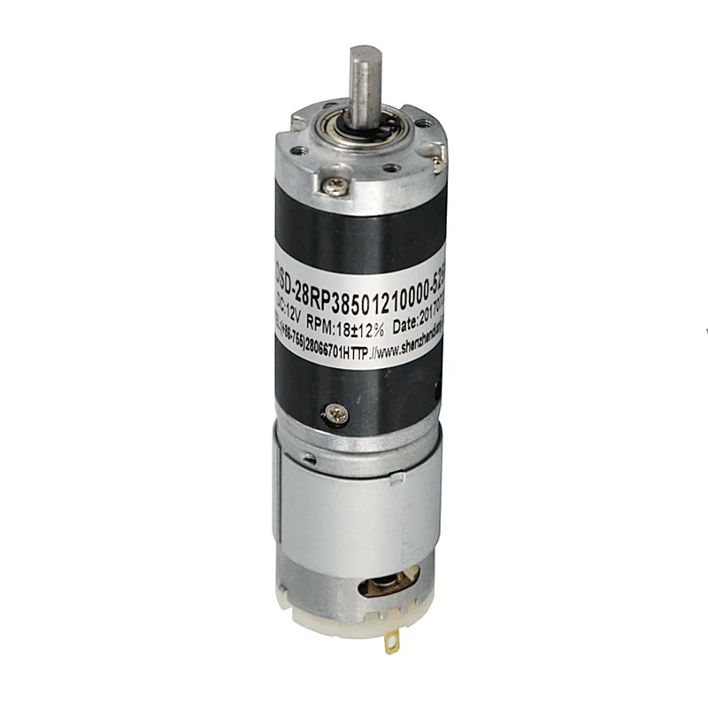 2023 28mm Permanent Magnet 385 395 DC Motor  12V 24V DC Planetary Gearbox Motor for Ovens and Grills