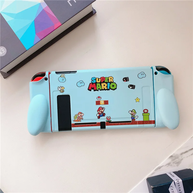 Геймпад для Nintendo Switch Ультратонкий Мягкий защитный чехол из силикона с милыми рисунками аниме «Марио» и защитой от царапин
