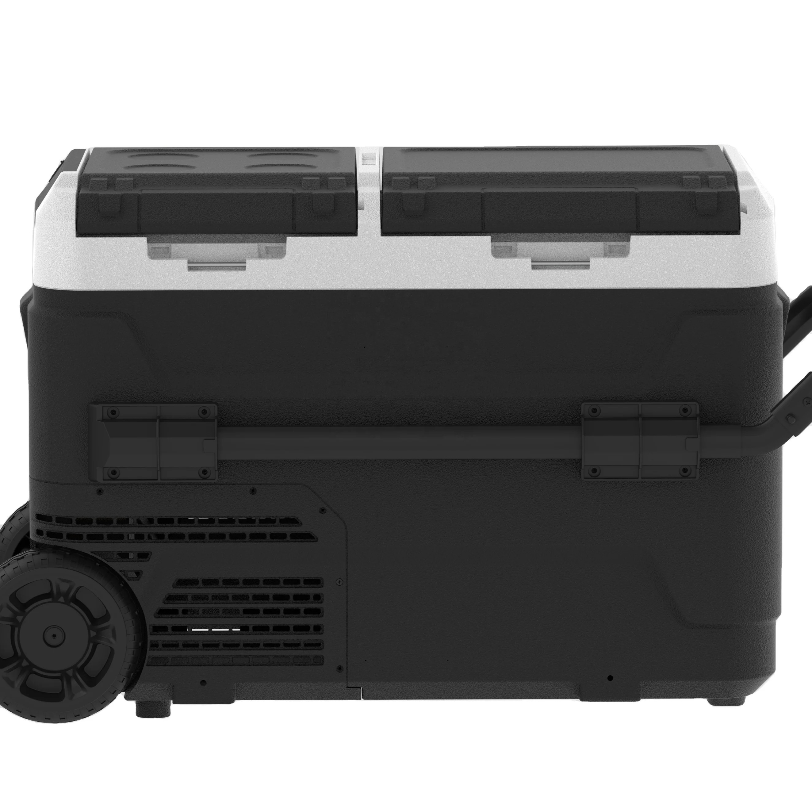 16)	Maxtronic 60L Portable Car Refrigerator Detachable Battery Electric Dual Zone Camping Freezer With Dual Temperature Display