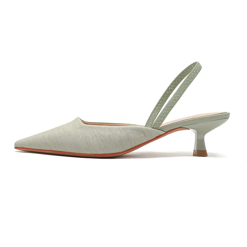 Spring And Autumn Low Thin Heels Fashion Sandals Casual Classic Design Interpretation Of Elegant Charm Business Slippers