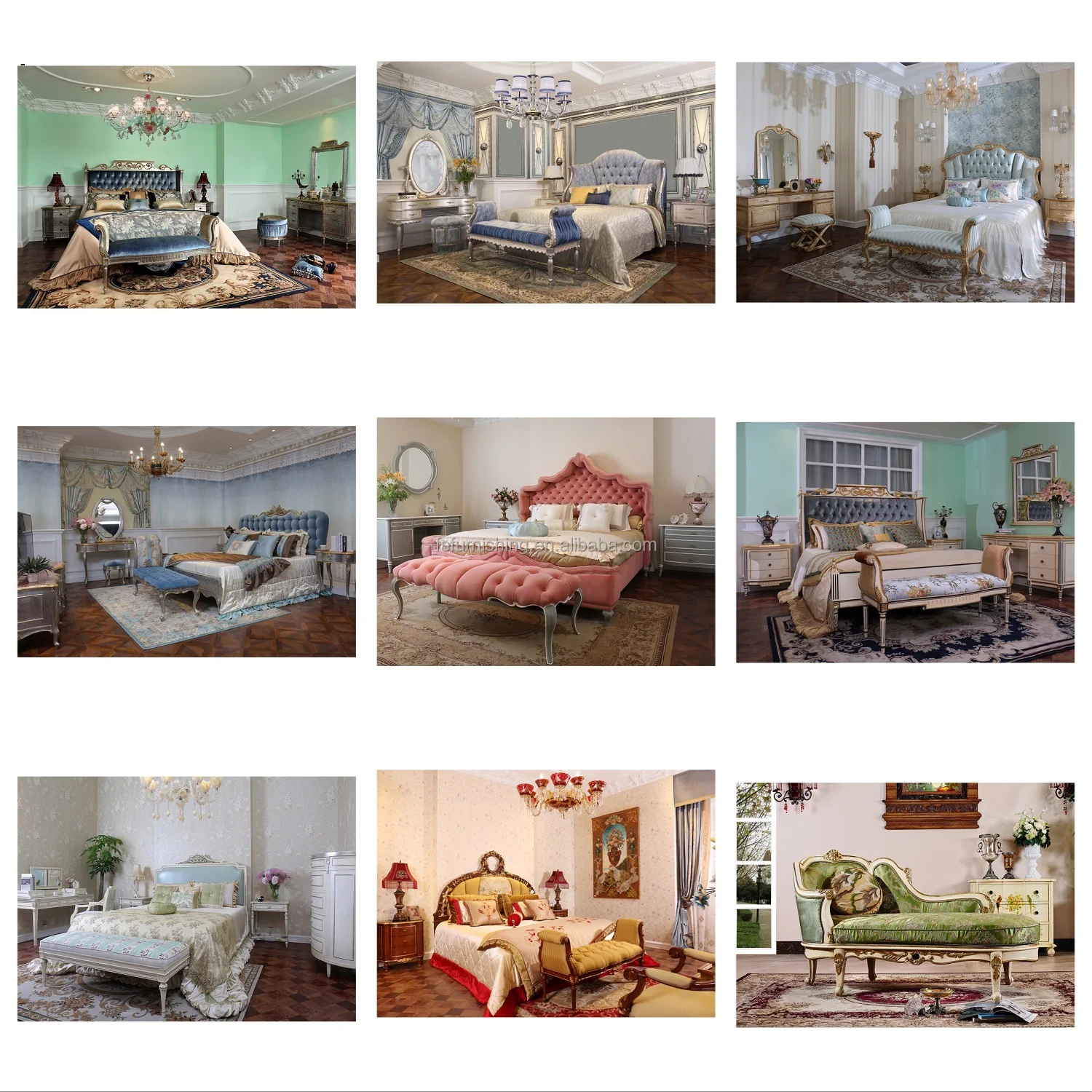 french fairy princess  feel cream white rococo rose carved fabric sofa set  antique living room furniture set