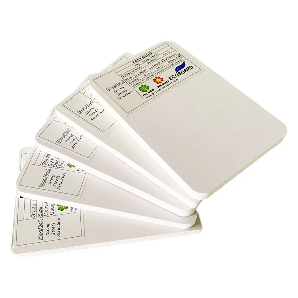 PVC Celuka Board pvc foam board PE logo film printing cutting engraving