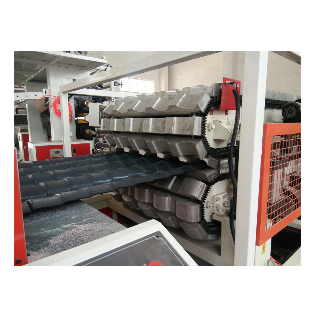 Экструзионная линия глазурованной плитки из ПВХ + АСА по производству