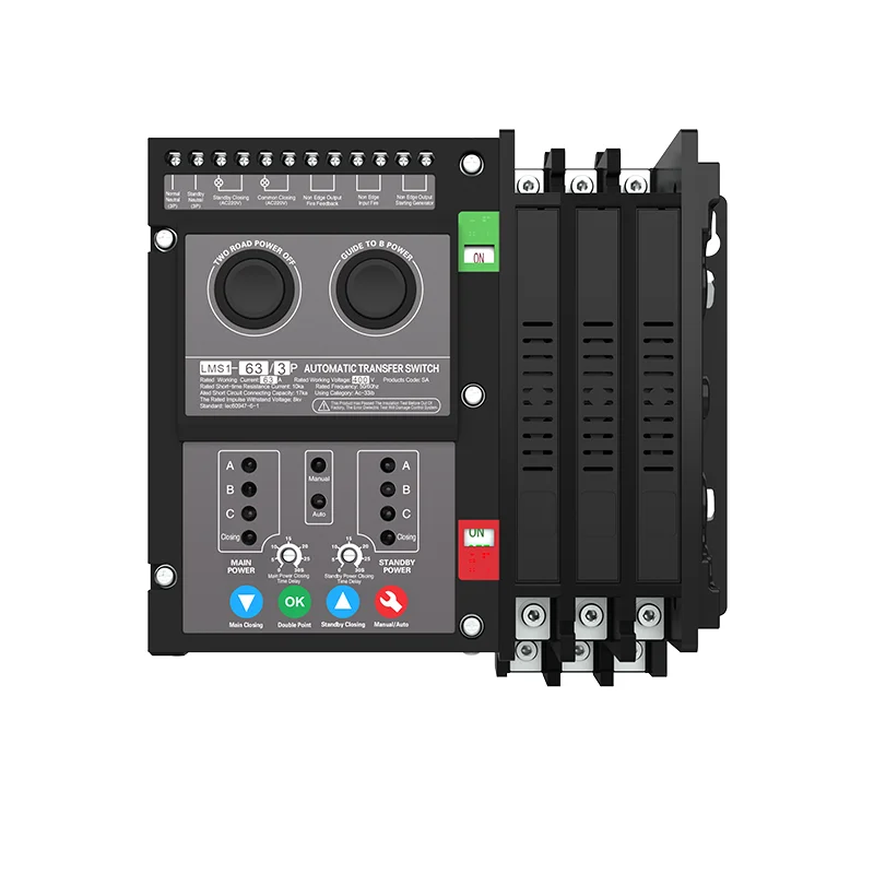 LVMA LMS1-63SA 3P Aats автоматический переключатель передачи 4P контроллер Daul питания шкафа