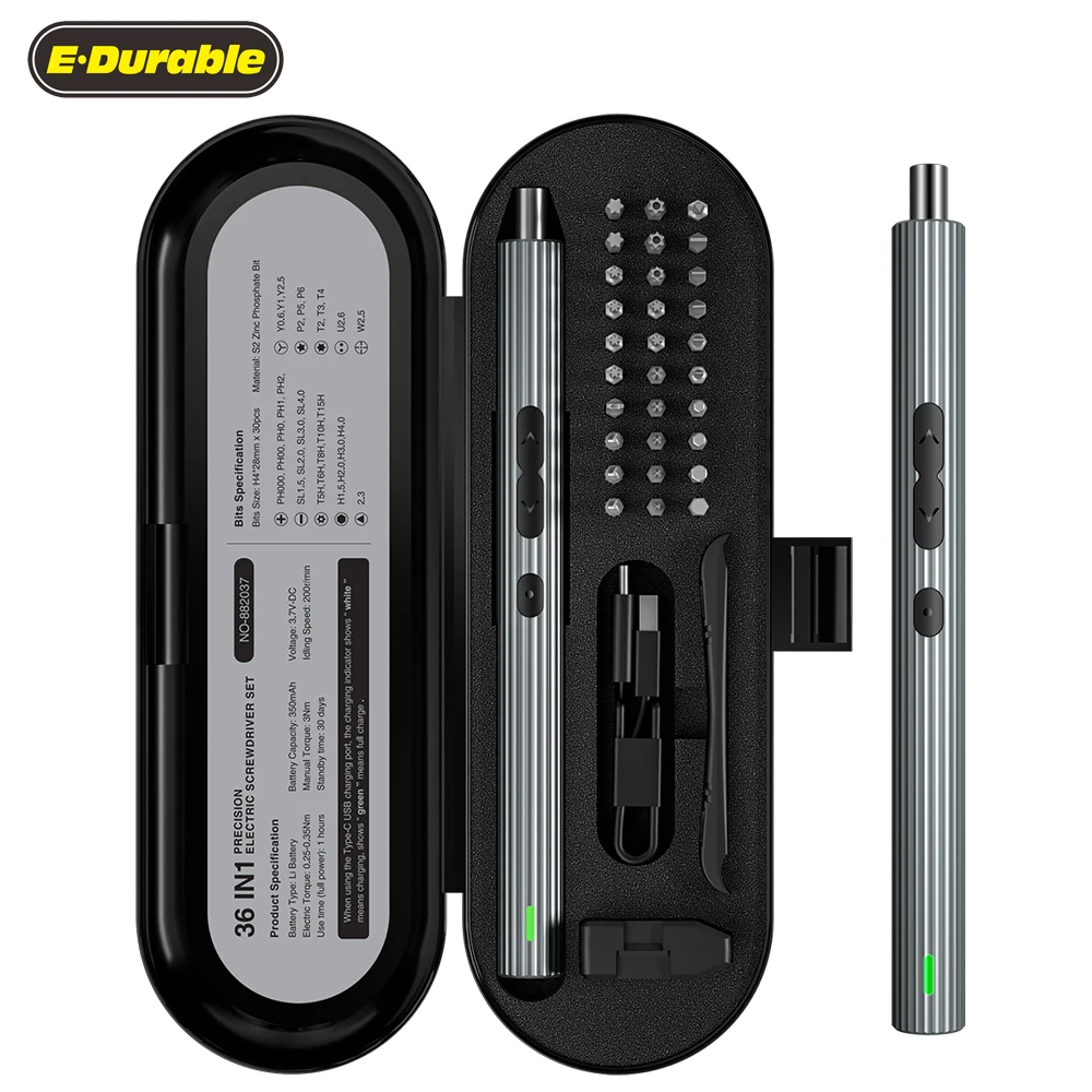 36 in 1 Battery Cordless Precision Electric Screwdriver Kit Mini Tools Set With Magnetic Bits For Phone Laptop power screwdriver