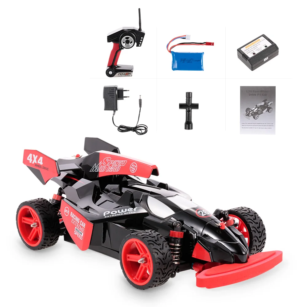 Wltoys 184012 Rc Cars 1:18 45km/h Four-wheel Drive F1 Racing High-speed 2.4ghz Remote Control Drift Car Toy Model For Boys Toys