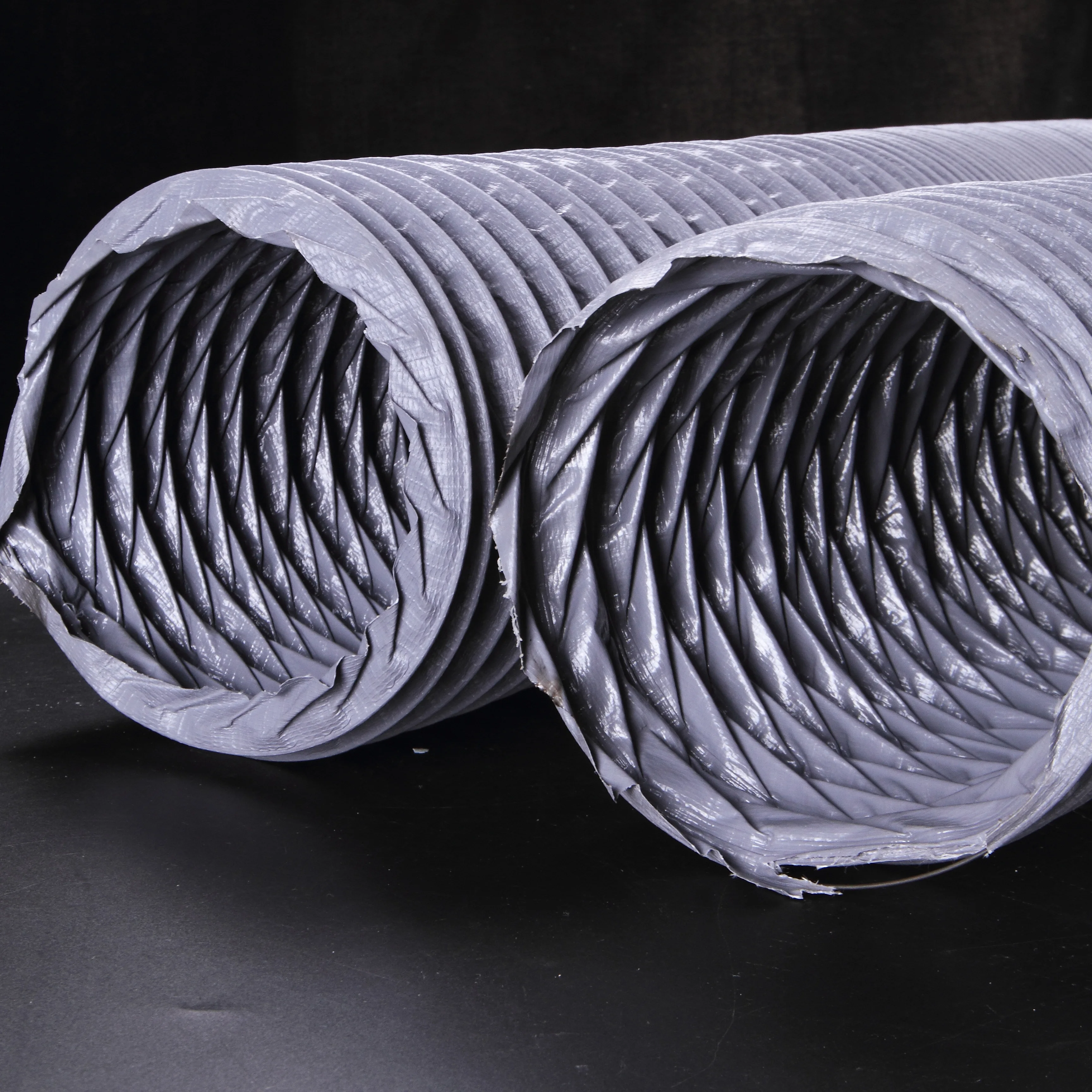 PVC Coated Fabric Duct Fume Extraction Hose for Air Cleaning Equipment Premium Quality PVC for Efficient Air Cleaning