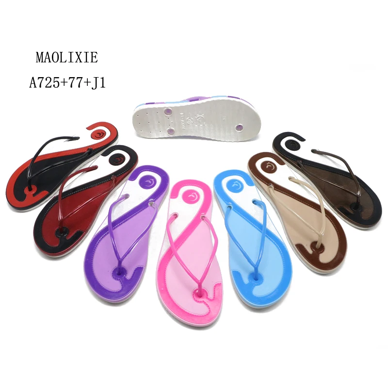 China manufacturer wholesale price plastic beach home ladies slippers woman flip flops