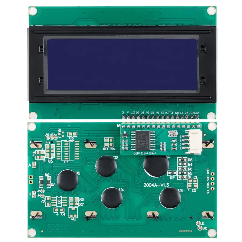 LCD Display 5V Solder Pin PCF8574 IIC I2C Module PH2.0 Interface LCD1602A LCD2004A