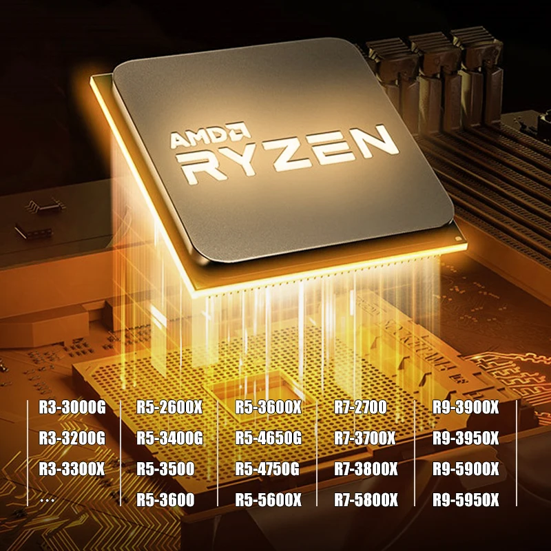 Горячая Распродажа, Rayzen CPU Socket AM4 3,7 ГГц 65 Вт 4 ядра 12 нм для процессора AMD R5 5700G