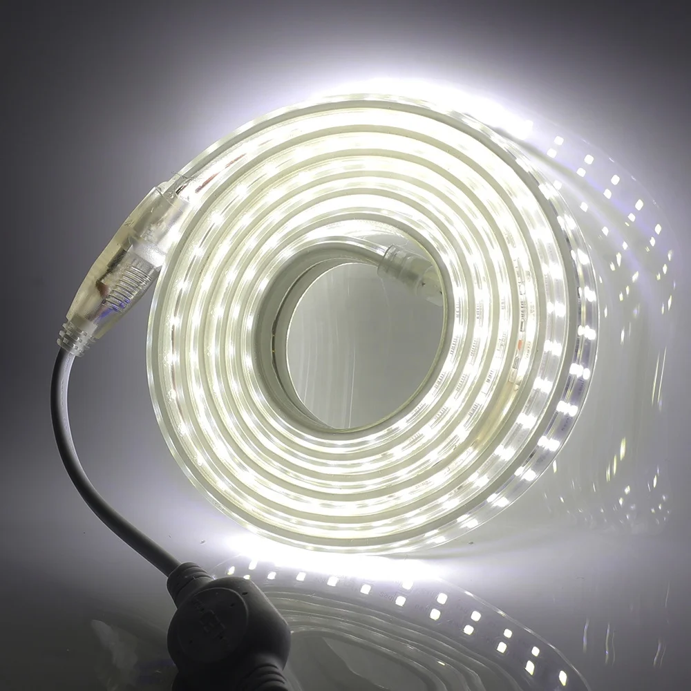 10 Years Factory Supply Free Sample New Design 220V Durable Led Strip 2835 180leds double row 110v