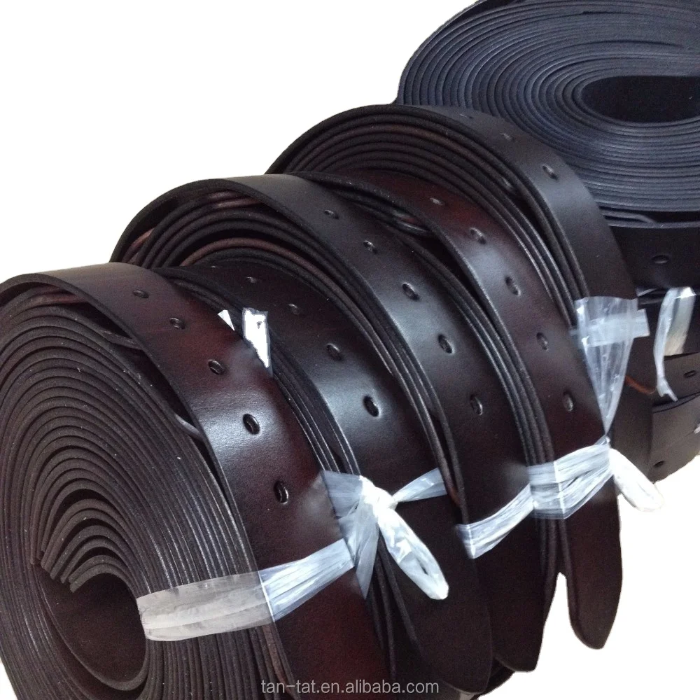 Men Adjustable Cow Leather Belt Custom Leather Belt