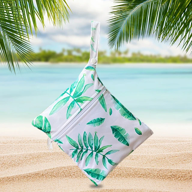 wet bag Popular and Portable washable girls sanitary pads napkin package storage bag for girls and ladies