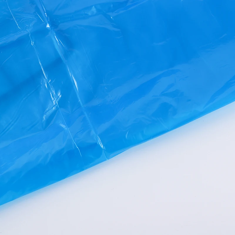 Waterproof Polyethylene Apron CPE Impervious Gown for Cleaning Disposable Sleeveless Gown Blue
