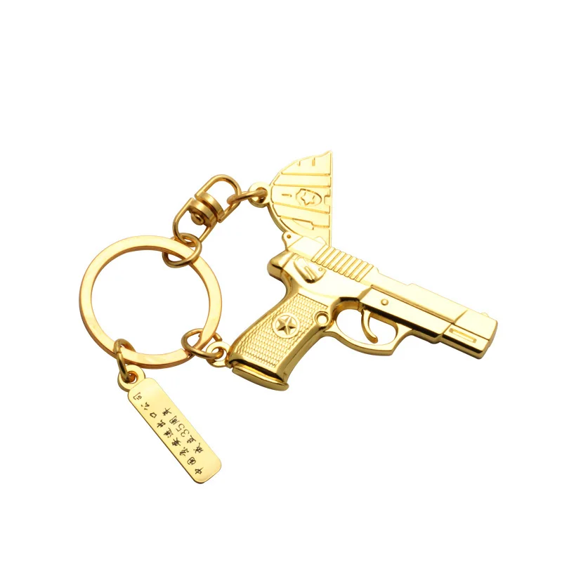  Высокая qualitybling с легким Рождественский подарок ключ chainsmetal брелки для ключей Мини Ракетница брелок 3d