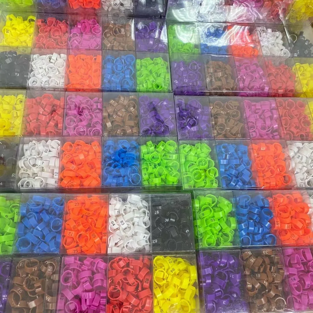 5000 PCs Birds Foot Rings Inner Diameter 8mm Plastic Clip Ring Pigeon Quail Foot Ring