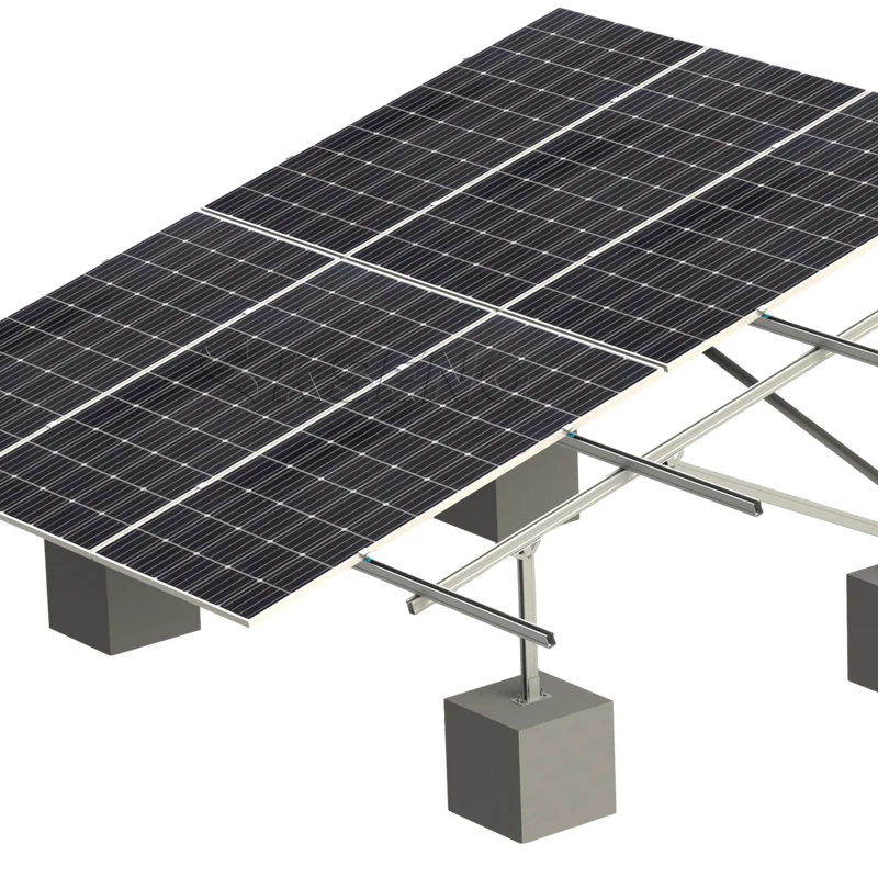 Solar Ground Mounting Bracket Carbon Steel U Shape Pile Solar Ground Bracket Solar Ground Mounting System