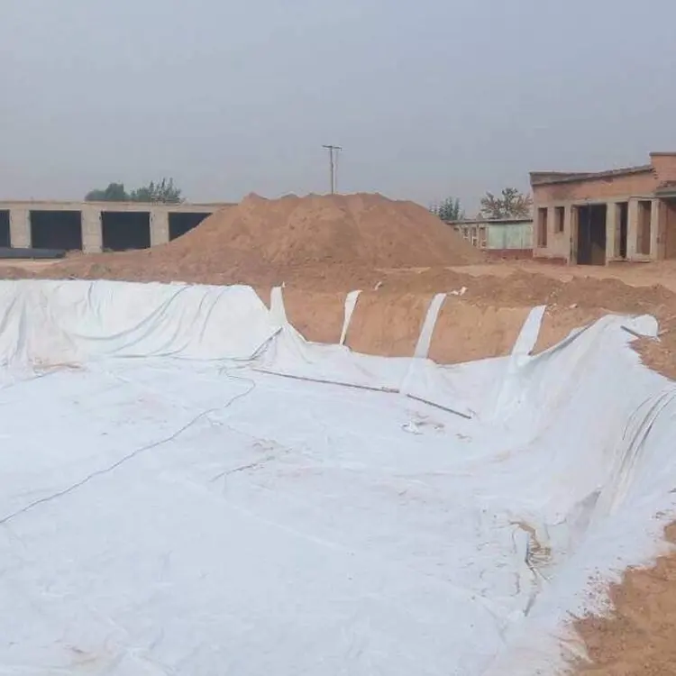 High Strength Woven Geotextile 250g 300g 350g 400g oven Geotextile for Road Construction