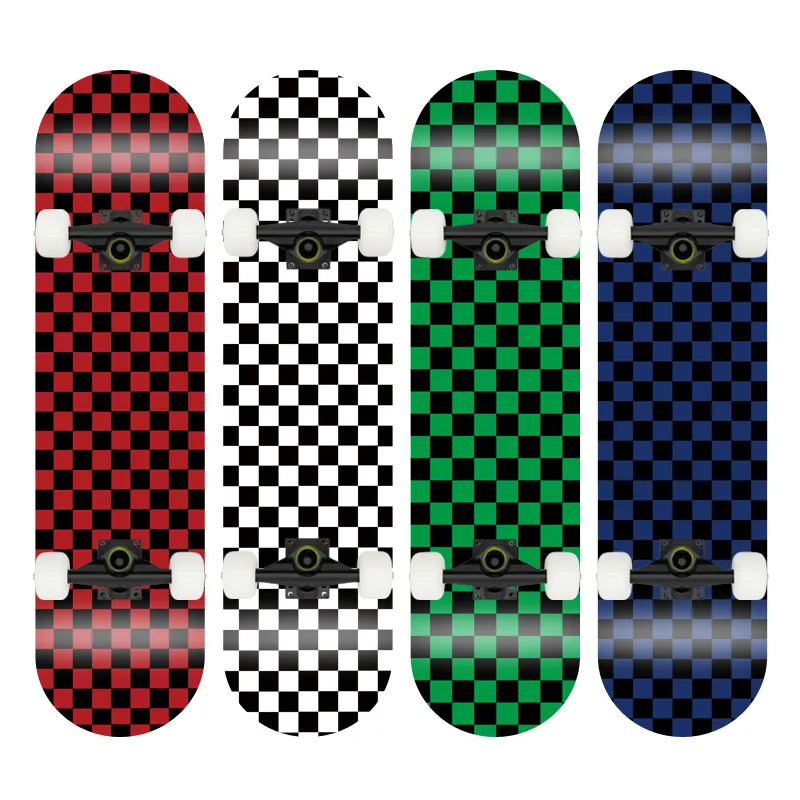 Bestselling skateboard 80 * 20 children and adults PU shock absorbing wheels with customizable patterns