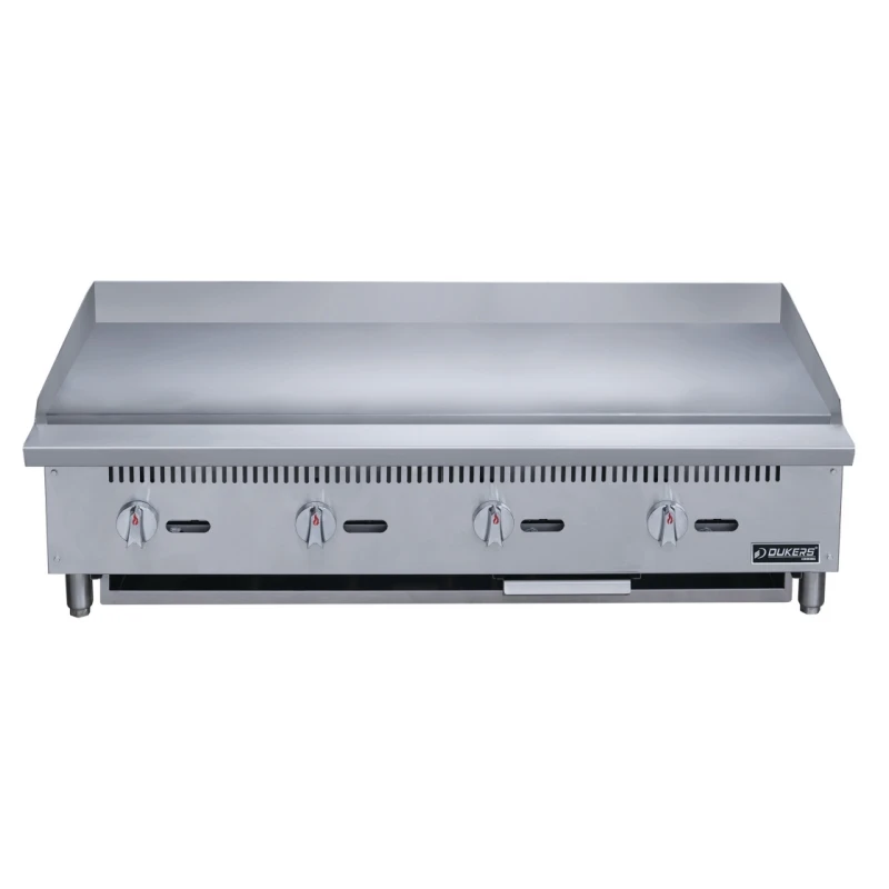 Stainless steel Commercial gas 48 inch counter top griddle flat top gas grill for restaurant kitchen