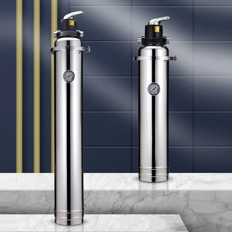 EIREE 2022 New Backwash PVDF hand-washable Filter SUS 304 Stainless Steel Housing Home Smart Water Filters UF Water Purifier