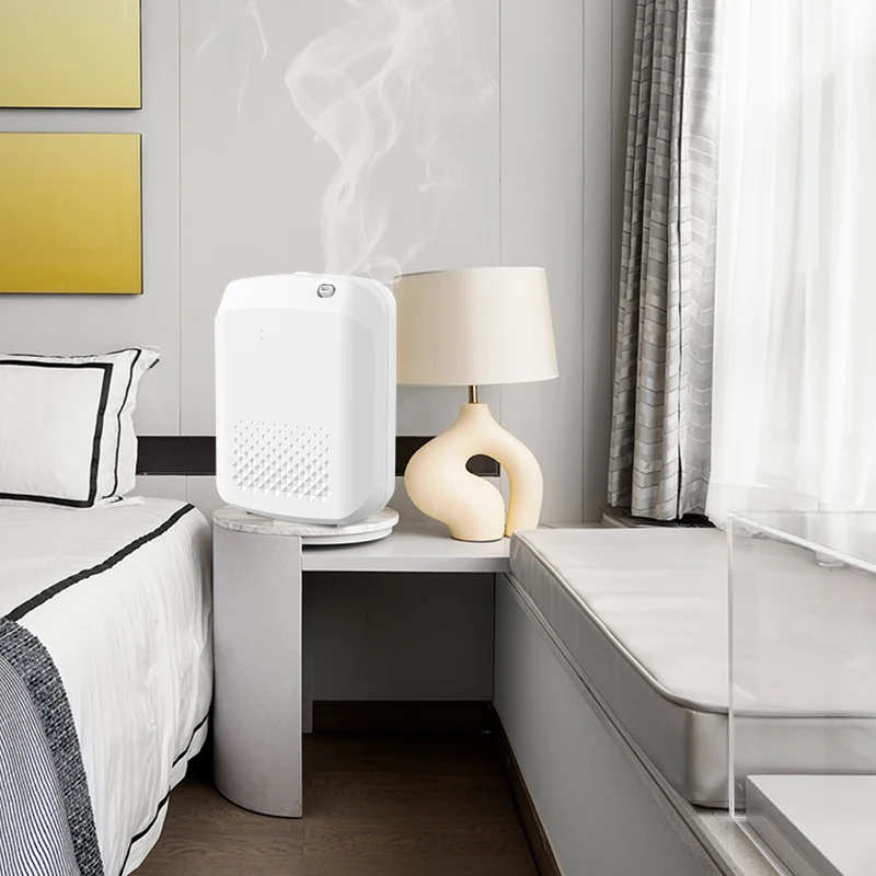 Hot Sale Middle Size Black White Bluetooth Connect Aroma Diffuser 400ml Essential Oil Scent Aroma Diffuser Machine