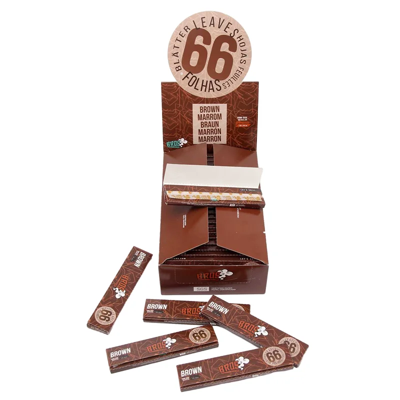
Dragon Bros Brown 66 leaves Rolling Paper king size slim 