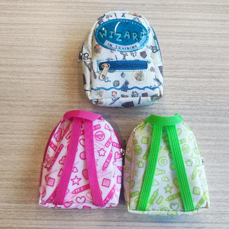 Mini Backpack Stationery Set Mini Toy Gift Set 6 Real Working Stationary Surprises Inside School Supplies for Boys and Girls