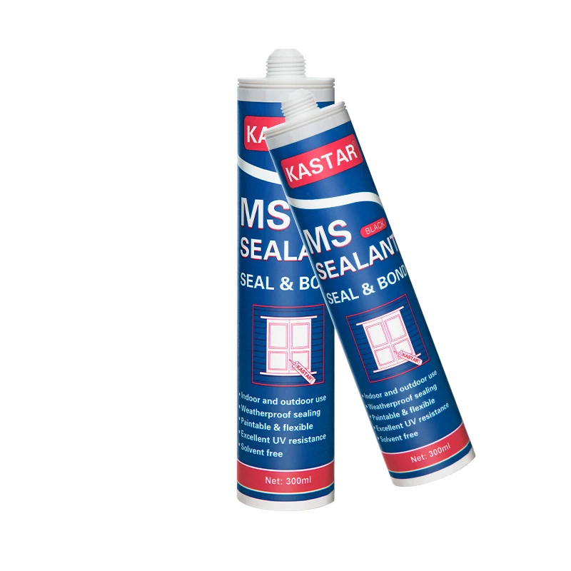 Прозрачный нейтральный клей MS с низким содержанием ЛОС 0, поддержка формальдегида, индивидуальный нейтральный стеклянный клей, полимерный герметик MS