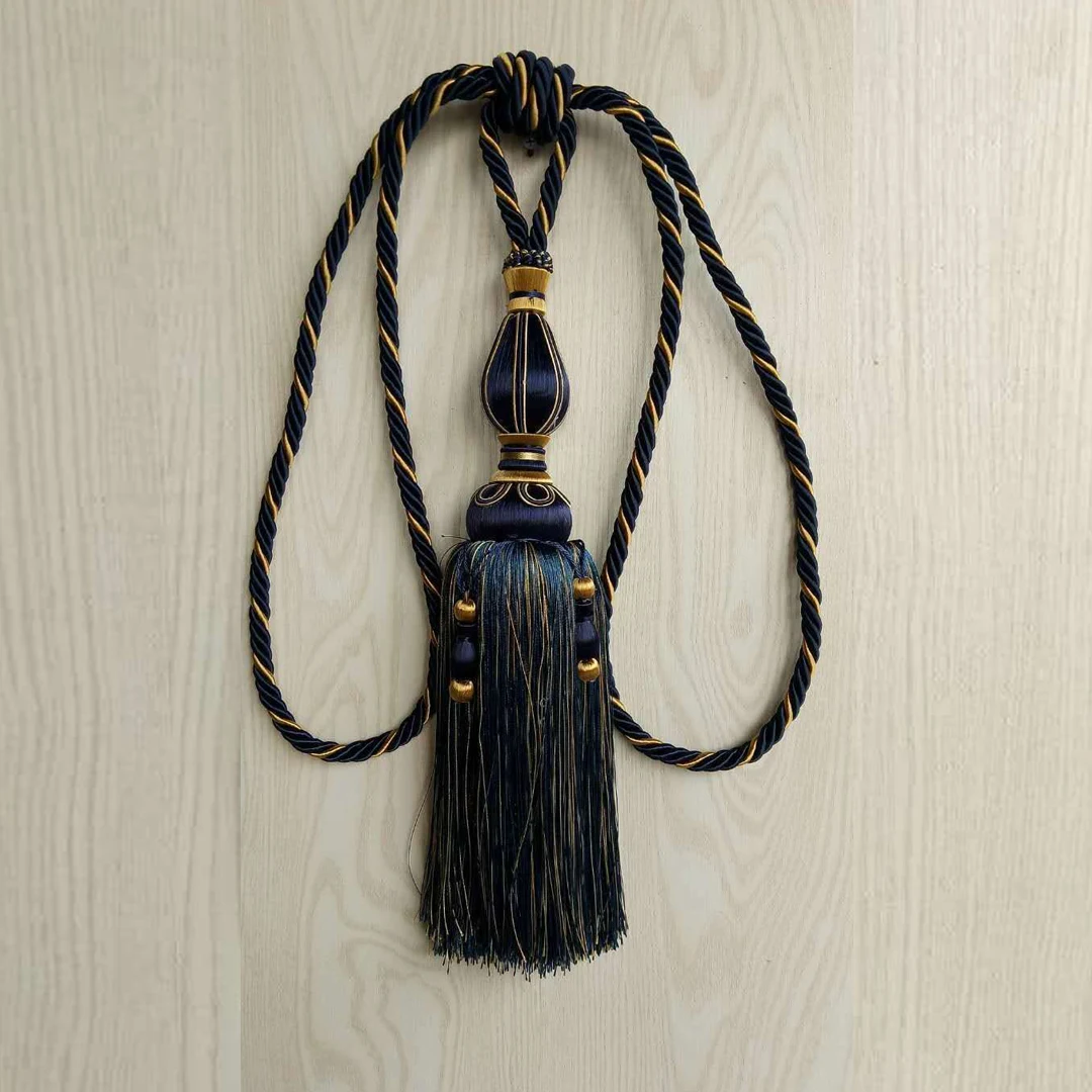 
Stock Curtain Tieback Tassel Tieback Polyester Yarn Cheap Price 