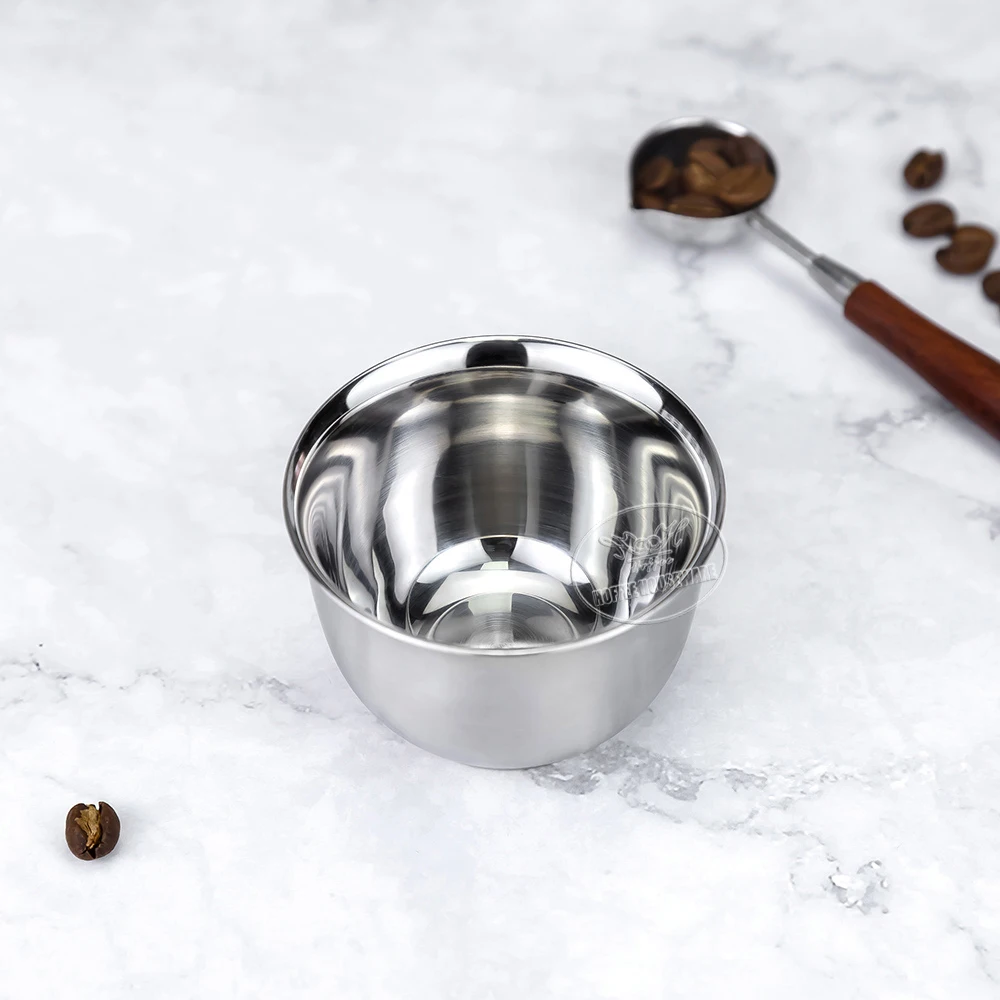 Unbreakable 80/50ml Mini Tea Cup Stainless Steel Double Wall Tiny Tasting Teacups Insulated Sake Tea Bowl Cup For Travel