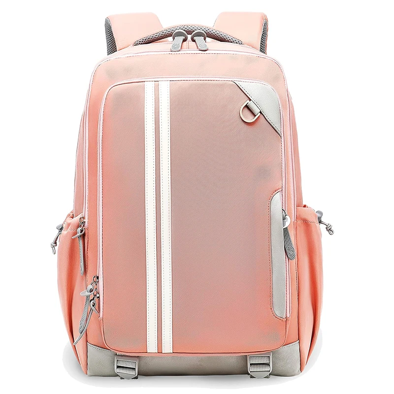 Waterproof oxford large capacity waterproof have reflective strips comfortable wear laptop bag  for students.