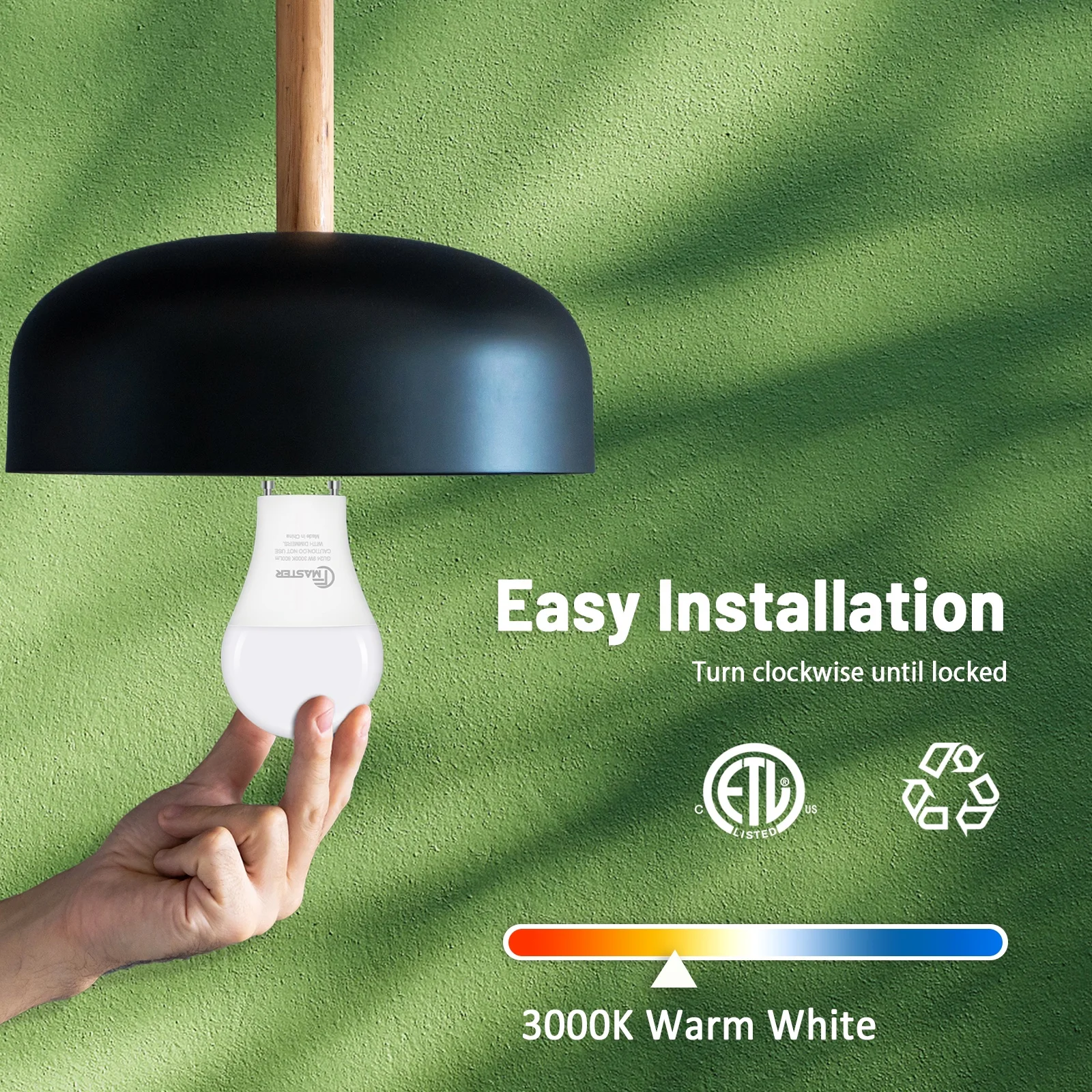 china gu24 3000k led light A19 bulb led 4 set 9 watt led light