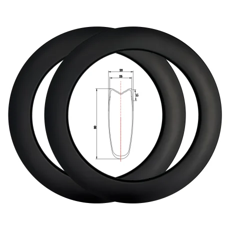 High Quality Lightweight 700C Carbon Bicycle Wheels Parts with Ceramic Bearings and Rim Brake for Road Bike and MTB