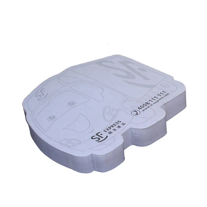 custom logo 3d lorry car shaped memo paper sticky note dispenser