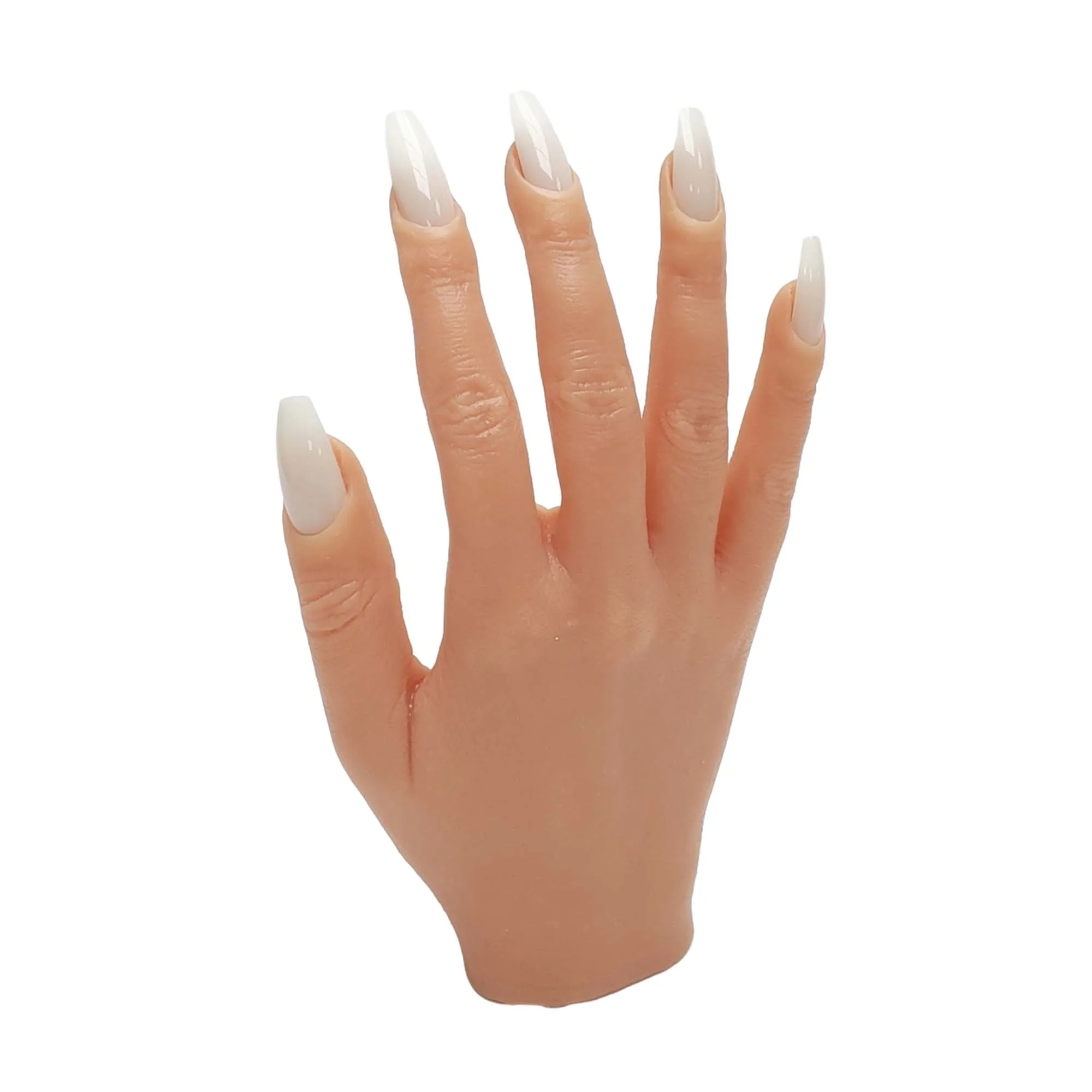 Nails Beginner Art Display Tools Silicone Nail Practice Hand Flexible Bendable Training Hand Mannequin