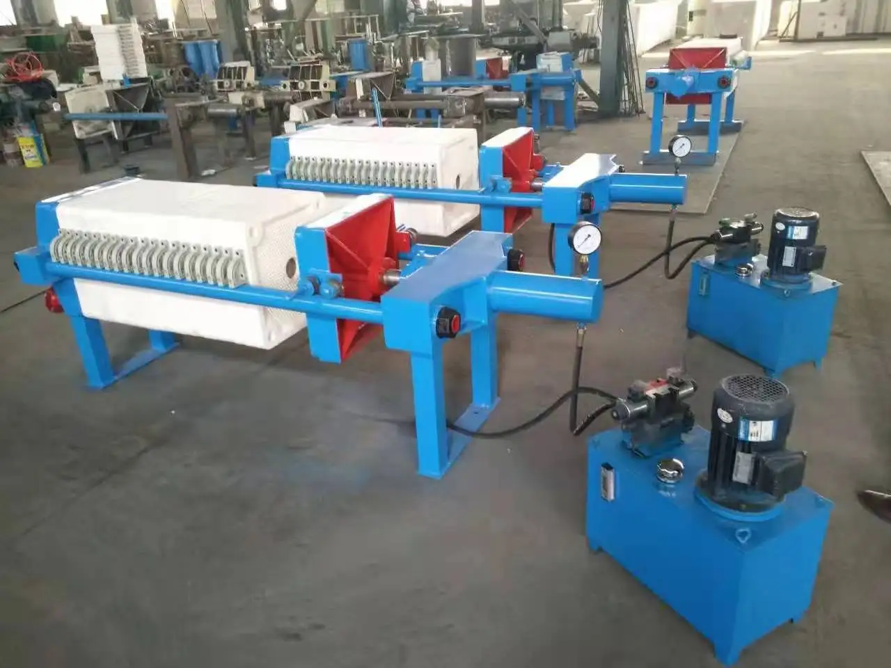 Industrial filter press machine factory de-watering filter press for clay