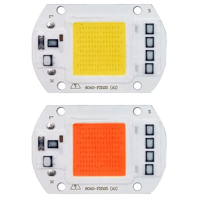 Driverless AC220V 110V 10W 20W 30W 50W 100W DOB-диоды высокой мощности светодиодный COB-плата для светодиодов Downlight прожектор