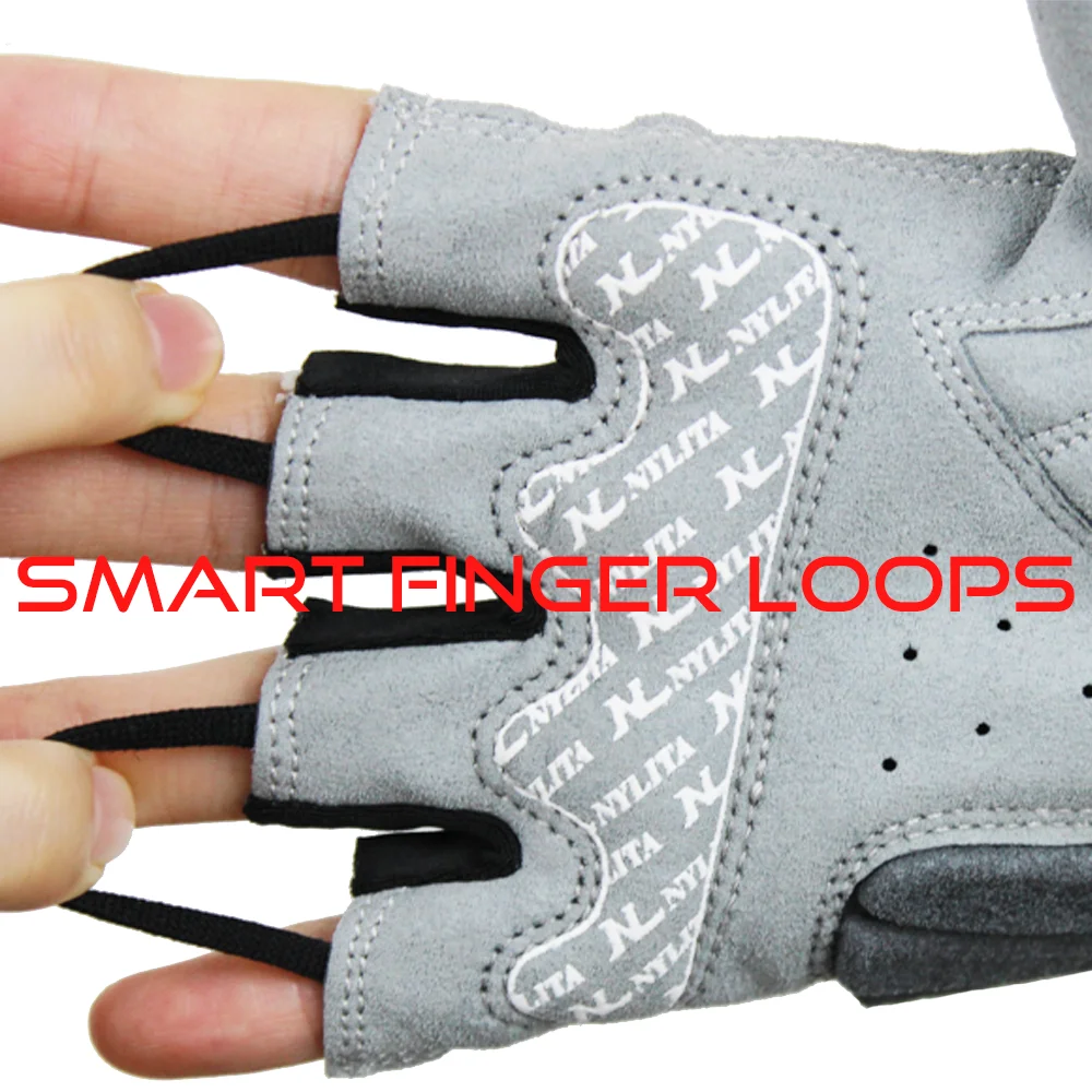 Customized Small Size Cool Cut Finger Cycling Gloves Thin Lightweight Bike Gloves For Child